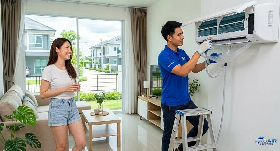 แอร์ใหม่ 2026 โปรแอร์ เซอร์วิส บริการติดตั้งแอร์